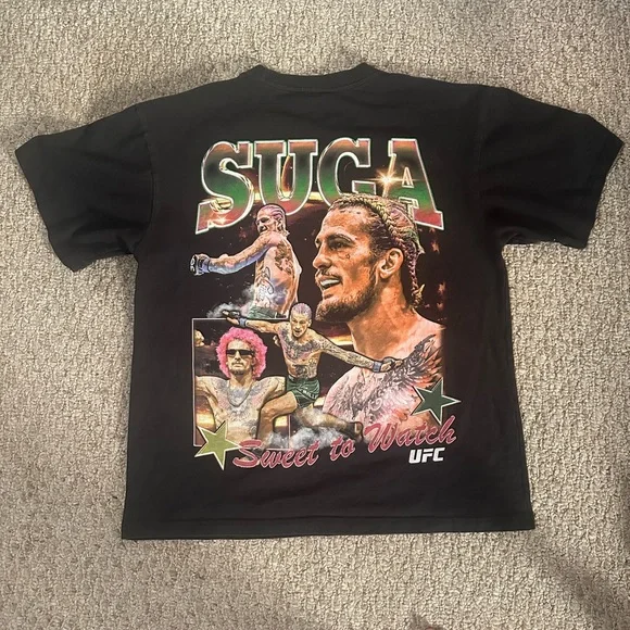 UFC Sean O'Malley Suga Black T-Shirt Licensed MMA
width:29”
Length:26” - Picture 3 of 4